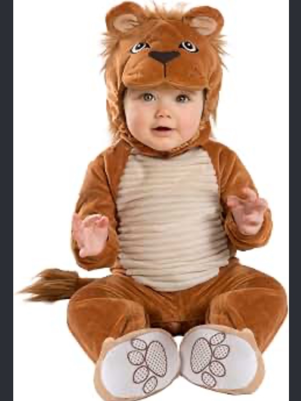 6-12 months βspirit Halloween baby lion costume with hat